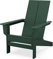 Polywood Contemporary Modern Adirondack Chair in Green