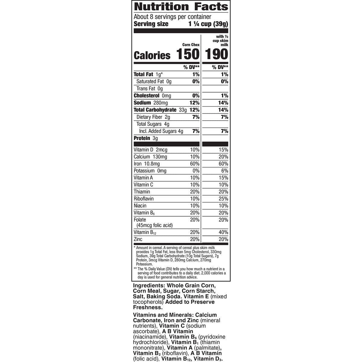 CornGluten Free Breakfast Cereal by Chex – 12 Ounce (Pack of 16), Pack of 16, Model 16000-48796