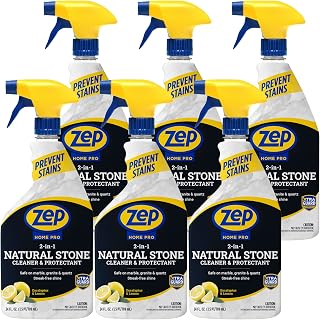 Zep NEW Home Pro 2-In-1 Marble, Granite & Stone Cleaner - 24 Fl. Oz. (Case of 6) - R49706 - Pro Trusted Cleaning Power: Now in Refreshing Scents & Family Friendly Formulas…