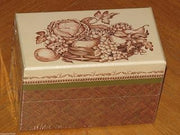 Lang Bountiful Harvest Recipe Card Box