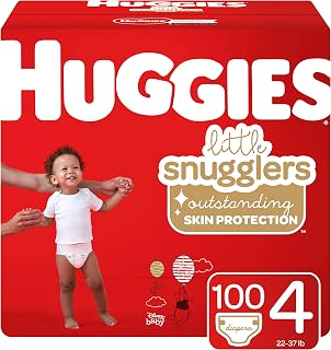 HUGGIES Little Snugglers Baby Diapers Size 4