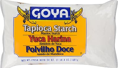 Goya Foods Tapioca Starch, Yuca Harina, 24 Ounce (Pack of 12)