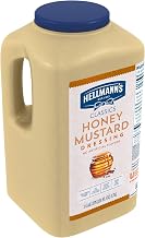 Hellmann's Classics Honey Mustard Salad Dressing Jug, 1 Gallon (128 Fl Oz) | Ready to Use, Gluten Free, No Artificial Flavors or HFCS, Honey & Mustard Seeds, Shelf Stable, for Dips & Marinades