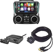 Alpine i509-WRA-JK DVR-C320R Dash Camera Bundle | Bundle includes i509-WRA-JK, KCU-315UH USB/HDMI extension cable and DVR-C320R dash camera.