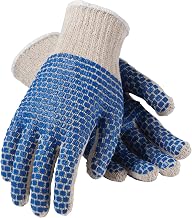 PIP 36-110BB/L Seamless Knit Cotton/Polyester Glove with Double-Sided PVC Brick Pattern Grip, Regular Weight