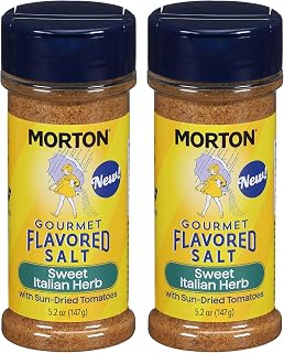 Morton Salt Gourmet Flavored Salt, Sweet Italian Herb (2 Pack)