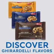60% Cacao t Baking Chips by Ghirardelli – Extra Large (Pack of 3), Pack of 3