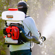 3HP Backpack Mosquito Fogger Leaf Blower 3.7 Gallon Tank Garden Sprayer (Turbo Fogger) by Tomahawk Power – Turbo Fogger (Standard), Red, Model TMD14