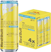 Red Bull Sugarfree Energy Drink, Sudachi Lime, Summer Edition