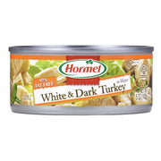 Hormel White & Dark Turkey / 60 Ounce (Pack of 12) / 12 Spiced Meat
