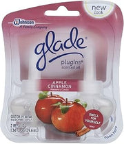 Glade PlugIns Scented Oil Refill, Apple Cinnamon 2 ea (Pack of 9)