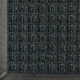 WaterHog Commercial-Grade Entrance Mat, Indoor/Outdoor Floor Mat 8' Length x 6' Width, Charcoal by M+A Matting