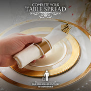 Stock Your Home 100 Count / Gold / Formal Spoons