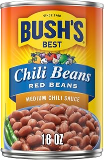 Bush's Best Bush's Red Beans in a Medium Chili Sauce 12-16 oz