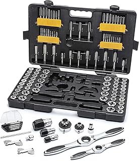 GEARWRENCH 114 Piece Ratcheting Tap and Die Set | SAE & Metric | 82812