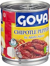 Goya Foods Chipotle Peppers in Adobo Sauce, 7 Ounce (Pack of 12)