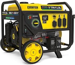 Champion Power Equipment 8125-Watt Electric Start Tri-Fuel Portable Generator with Free 3-Year Warranty