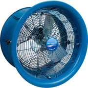 Patterson -CS High Velocity Fan by Patterson Fan – 16"L x 29"W x 29"H, Galvanized Aluminum, Blue, Model H22A