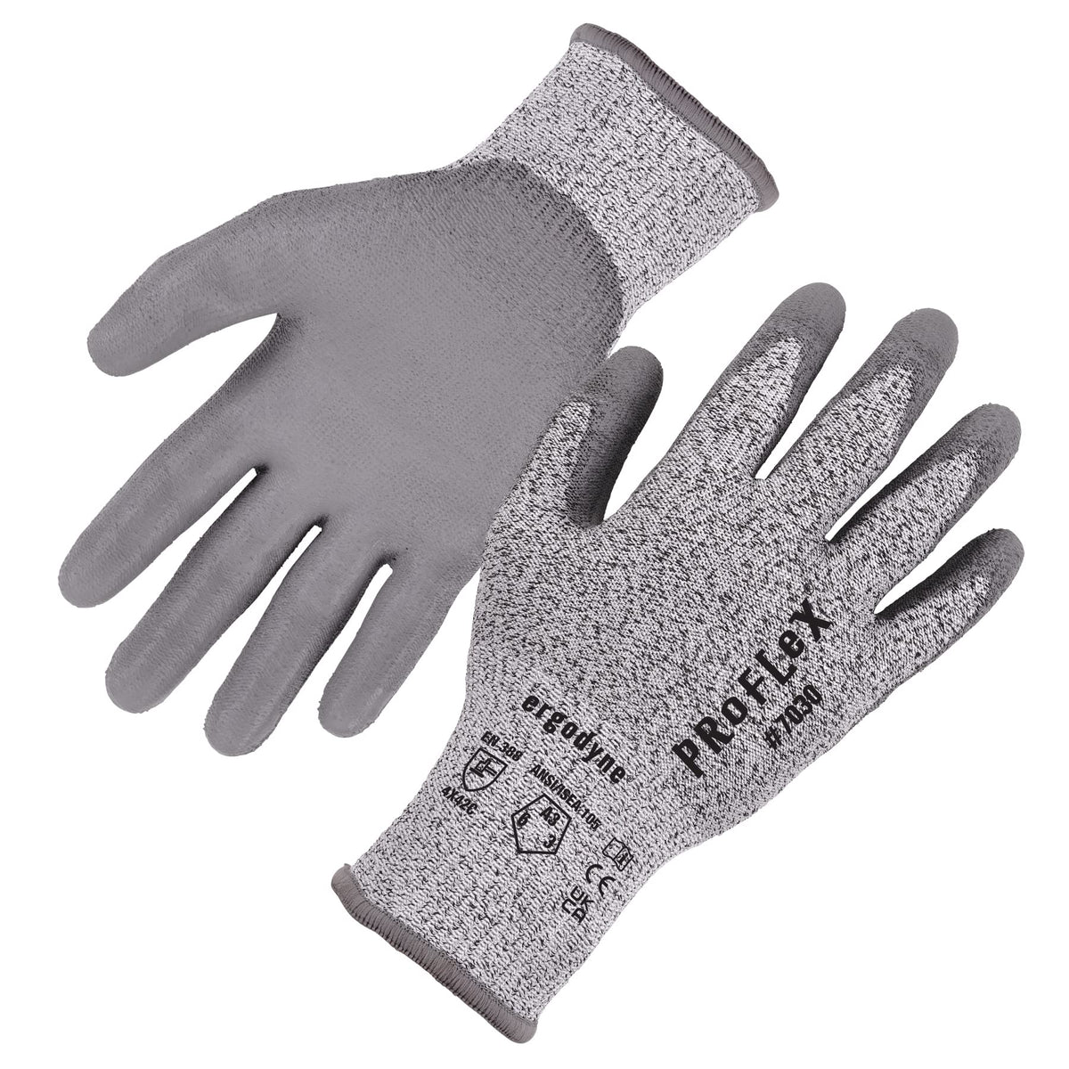 Ergodyne Large / Gray / Work Utility Cut Resistant Gloves