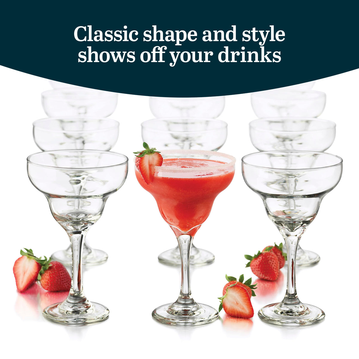 Libbey Margarita Stemed 12 / 9 oz / Party Set Margarita Glasses