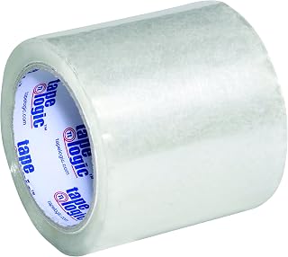 Tape Logic Packing Tape (6-Rolls), 4" x 72 yd 1.8 Mil - Acrylic Light Duty Packaging Tape Refill for Shipping, Moving, Order Fulfillment