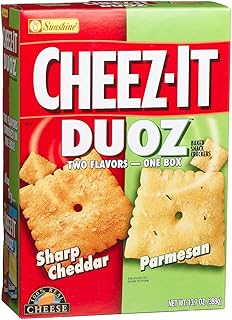 Cheez-It Duoz Sharp Cheddar and Parmesan Baked Snack Crackers