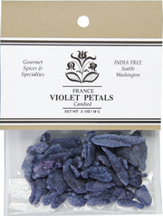 Candied Violet Petals by India Tree – 0.5 Ounce, Violet, Model 20305