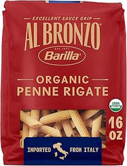 Al Bronzo Barilla Organic Penne Rigate Pasta, Imported from Italy,16oz