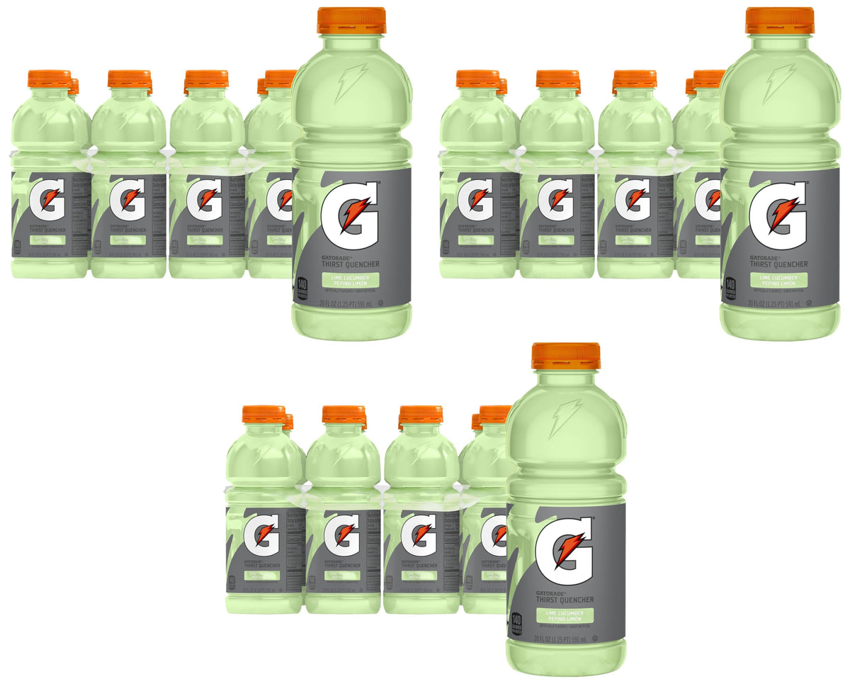 Gatorade Lime Cucumber / 20 Fl Oz (Pack of 24) / 1 Sports Drinks
