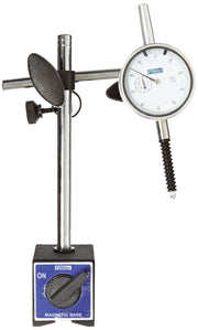 Fowler Magnetic Base with Fine Adjustment / Water Resistant Dial / White Bore