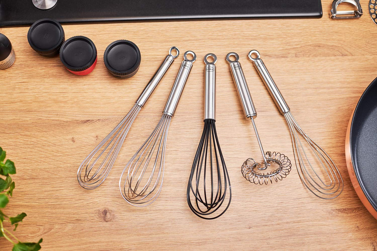 ROSLE Spiral Whisk by Rösle – 8.7 Inch Handle, Stainless steel 18/10, length: 22 cm, Stainless, Model 95541