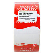 TamperSeal Tamper-Evident 2" x 4" Writable Delivery Label (Roll of 500) by DayMark Safety Systems – 500 Count (Pack of 1), Paper, Red/White, Model IT119541