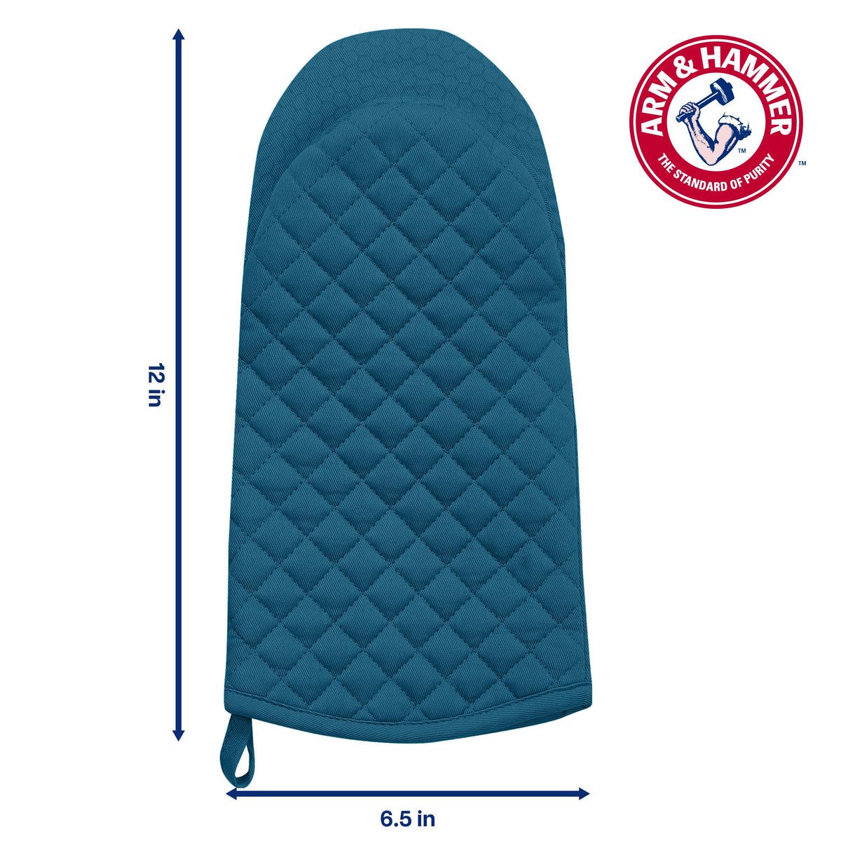 Arm & Hammer Navy / 6.5"x12" / 1 Oven Mitts