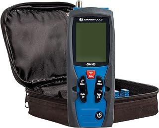Jonard Tools CM-100 Cable Mapper Pro with 8 Network and 8 Coax Cable Identifiers, Black
