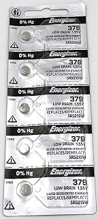 Energizer 379 Low Drain 1.55V Silver Oxide Batteries (5 Per Pack)
