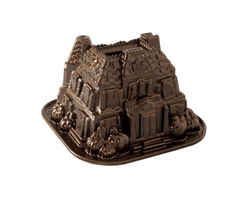 Haunted Manor Bundt Pan by Nordic Ware – One, 10.0 cups, Aluminum, Bronze, Model 92648