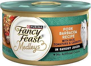 Purina Fancy Feast Medleys Pork Barbacoa Wet Cat Food (24) 3 oz. Cans