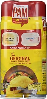 PAM No-Stick Cooking Spray Cans, 16 Ounce, 2 Pack