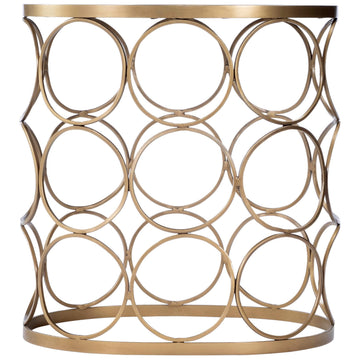 Butler Talulah Oval Marble Accent Table by Butler Specialty Company – 14"D x 19.5"W x 21"H, Wood, Multicolored, Model 6123025