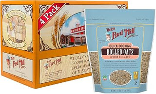 Bobs Red Mill Quick Cooking Rolled Oats, 32 Ounce -- 4 per case.