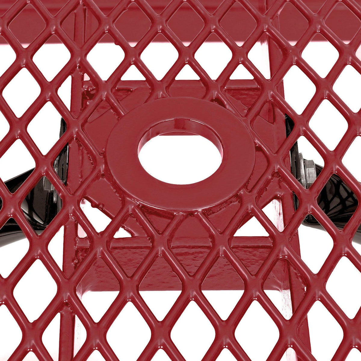 Global Industrial Red / 96 inches x 60 inches x 29.5 inches / Industrial Picnic Tables
