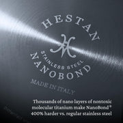NanoBond Collection - Titanium All-In-One Pan by Hestan – All-In-One Pan (5-Quart), 5 quarts, Stainless Steel, Titanium, Model 60032