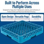 Carlisle FoodService Products RP-14 Blue Color – Polypropylene OptiClean All Purpose Plate and Tray Rack