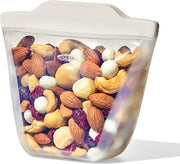 OXO Good Grips Silicone Reusable Bag - Stand-Up Cup (8 oz), Oat