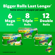 Bounty 1 / 8 Count (Pack of 1) / White Paper Towels