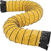 Global Industrial 16' Flame Retardant Flexible Duct for 16" Diameter Fan