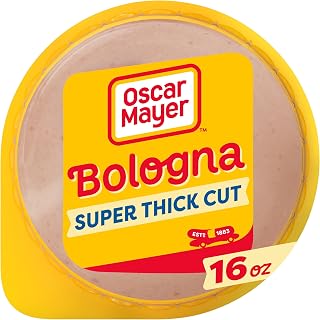 Oscar Mayer 2X Thicker Super Thick Cut Bologna Sliced Lunch Meat, 16 Ounce