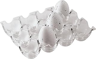 PADERNO World Cuisine 7-7/8-Inch by 6-Inch Acrylic Egg Plate