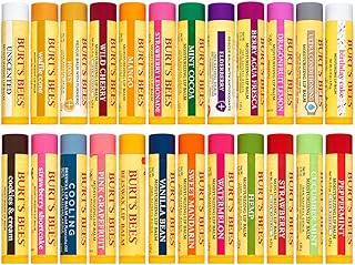 Burt's Bees 12 Count Lip Balm Variety Gift Pack -Stocking Stuffer - 12 Assorted Flavors - No Duplicates - Choosen at Random