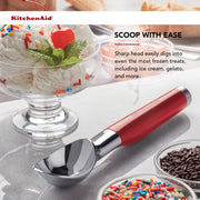 KitchenAid Red 2 / (Pack of 12) / Scoop Ice Cream Scoops